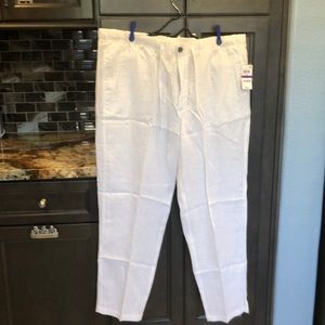 Tasso Elba 100% linen pants